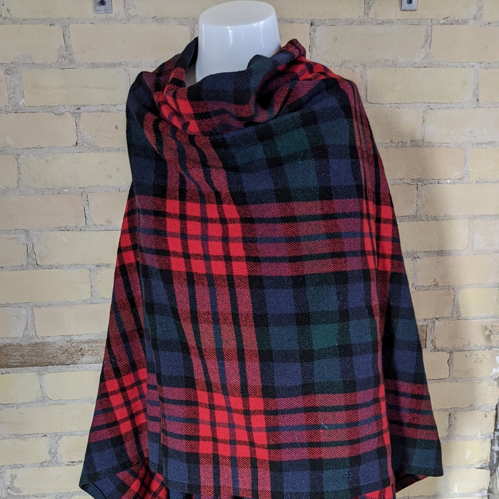 Vintage Pendleton Wool Poncho